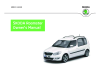 Skoda Roomster - Owners manual EN 2014-2